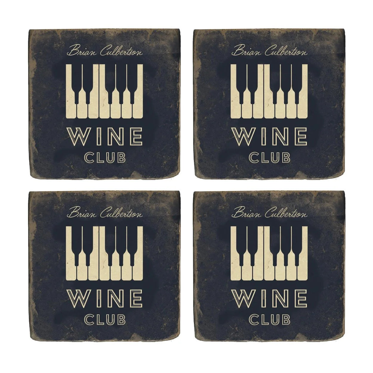 Brian Culbertson Wine Club Marble Coaster