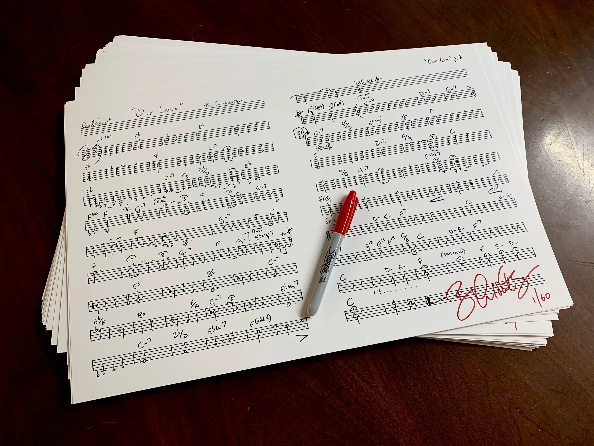 Brian Culbertson - Limited Edition "Our Love" Music Print