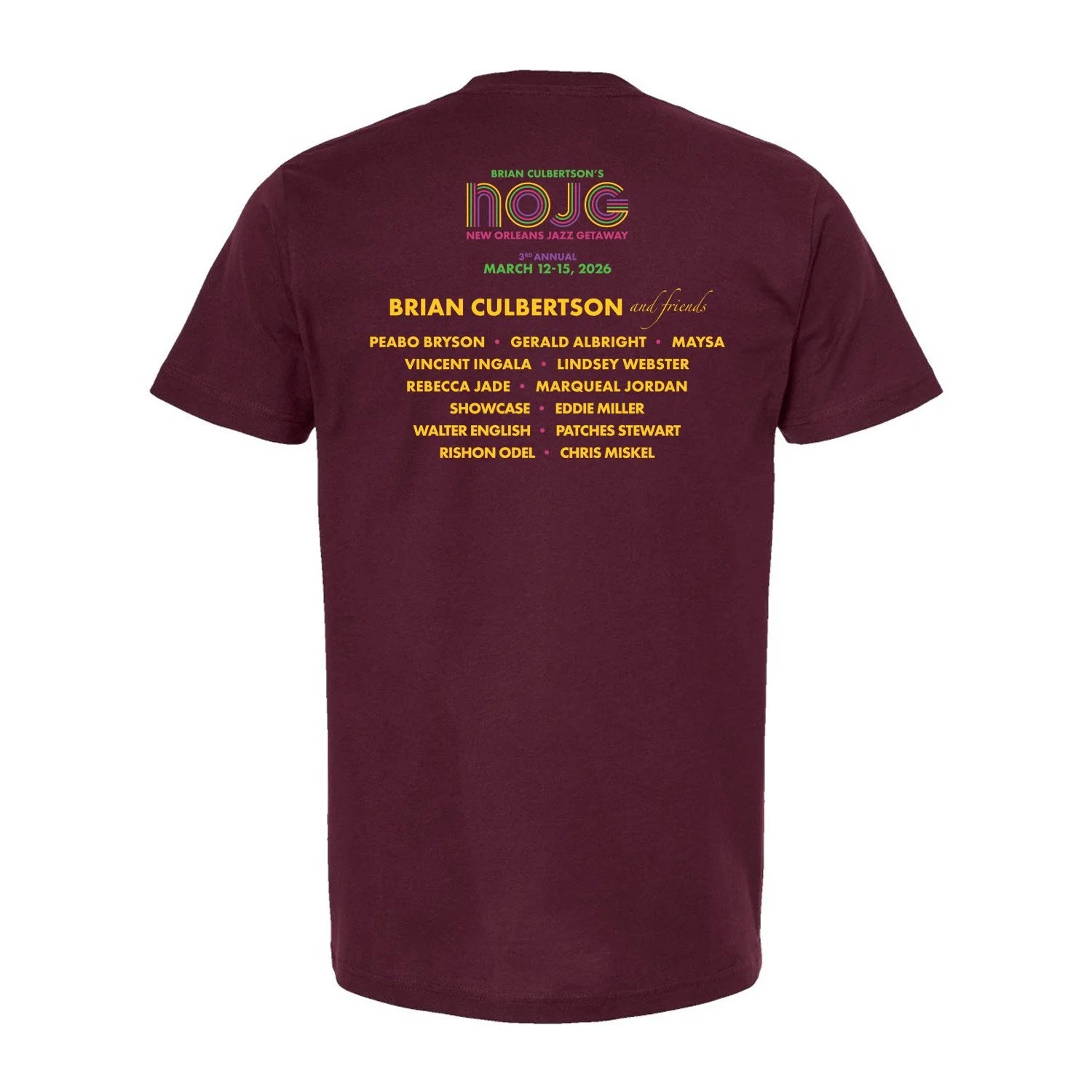 2026 New Orleans Jazz Getaway Event T-shirt