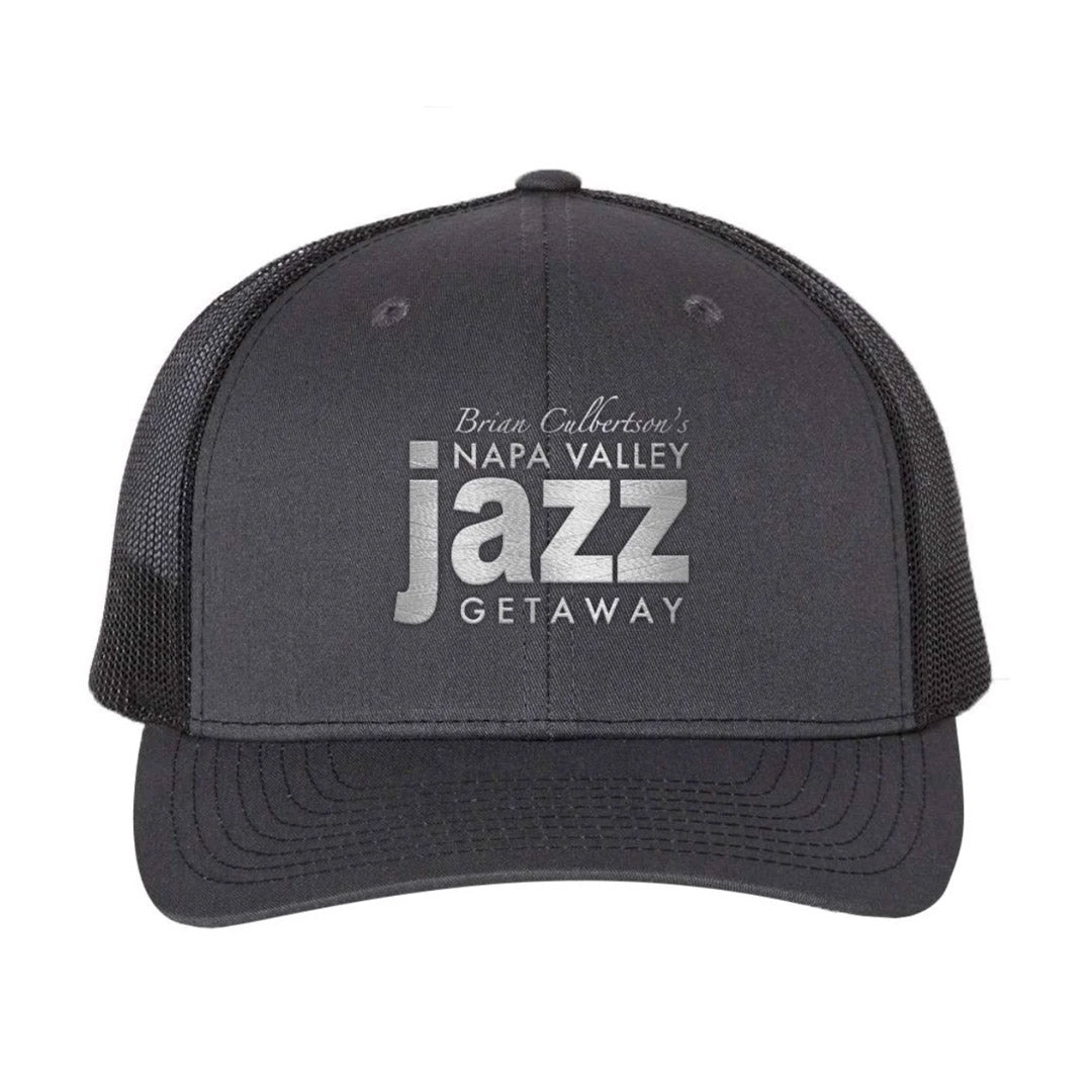 Napa Hat (Charcoal) with Silver Logo