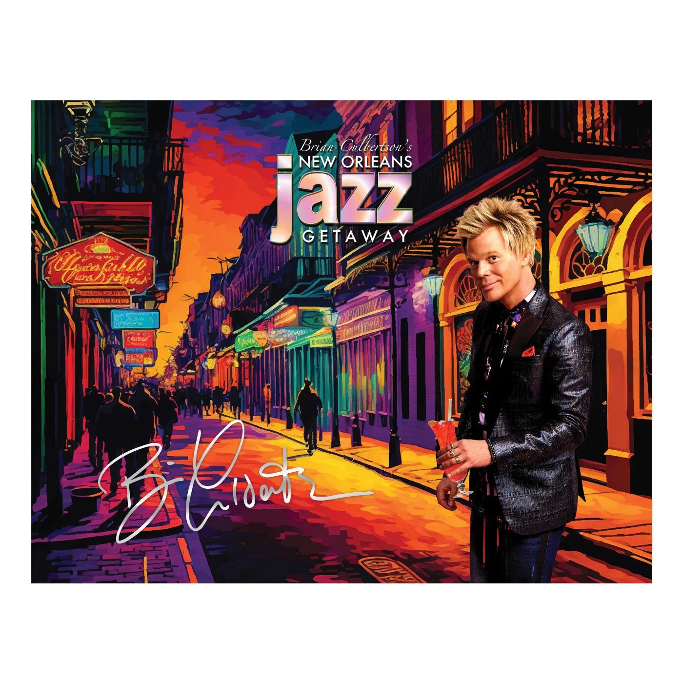 New Orleans Jazz Getaway Autographed Picture